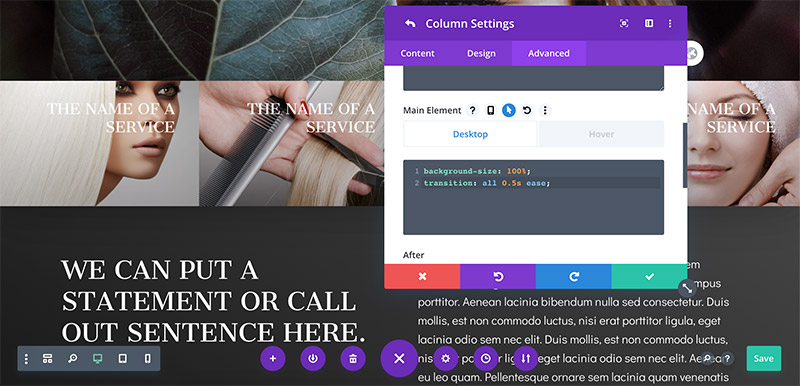 Background Image Zoom on Hover in Divi with 2 lines of CSS - WP Creator's  Club